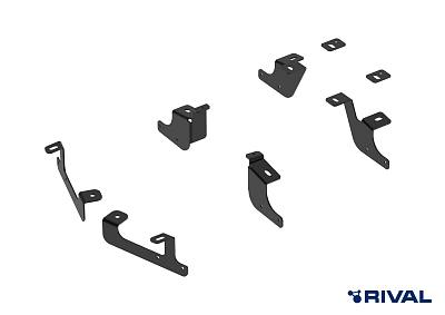 Комплект крепежа к порогам, RIVAL, Geely Coolray 2023-/Belgee X50 2023-