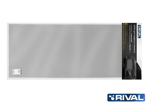 Индивидуальная защитная сетка радиатора 1000х400 R10 Alu черная (1 шт.)