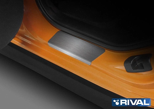 Накладки порогов RIVAL (4 шт.) Subaru XV (2017-)