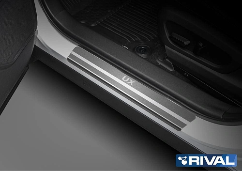 Накладки порогов RIVAL (4 шт.) Lexus UX (2018-)