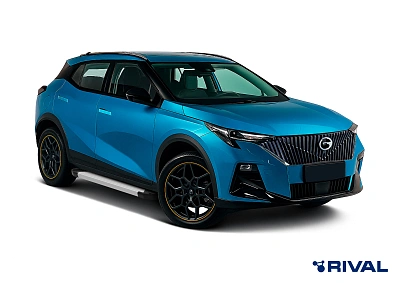 Порог-площадка "Silver" F180AL + Комплект крепежа к порогам, RIVAL, GAC GS3; 2023-