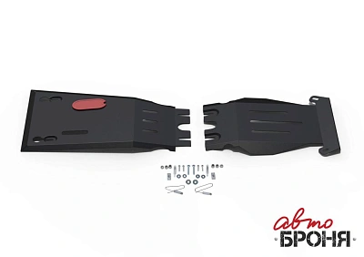 Защита картера + КПП + комплект крепежа, АвтоБРОНЯ, Сталь, Chevrolet Damas;2011-; 0.8;RWD;МКПП; Chevrolet Labo;2011-,0.8;RWD;МКПП