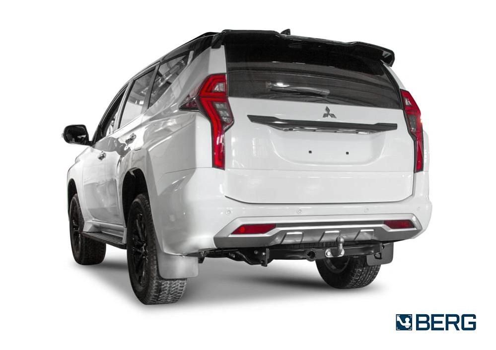 Фаркоп BERG Mitsubishi Pajero Sport (2021-), Montero Sport (2019-), шар F, 2000/75 кг с нерж. накладкой