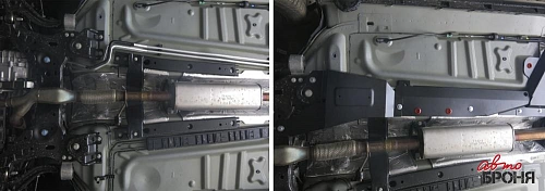 Защита трубок кондиционера + комплект крепежа, Ford Explorer 2017-, V - 3.5/Ford Explorer 2015-2017, V - 3.5