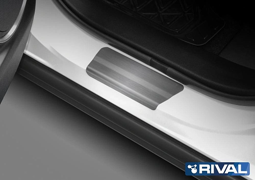 Накладки порогов RIVAL (4 шт.) Lexus NX (2017-)