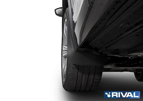Комплект передних брызговиков, RIVAL, Volkswagen Tiguan II Sportline 2016-2021/Tiguan R-line 2021-
