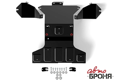 Защита картера + КПП + комлект крепежа, АвтоБРОНЯ, Сталь, Lada 4x4, Lada Niva Legend