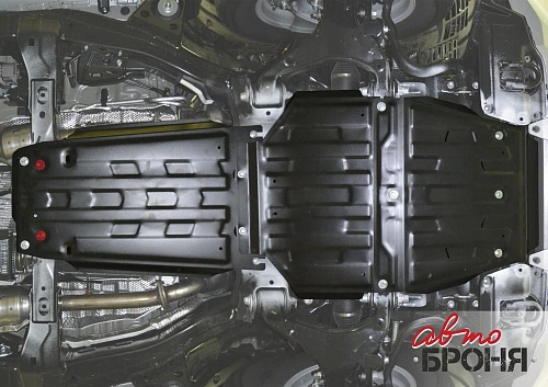 Защита картера + комплект крепежа, Lexus LX 2015-, V - 4.5d; 5.7/Lexus LX 2008-2015, V - 4.5d; 5.7/T